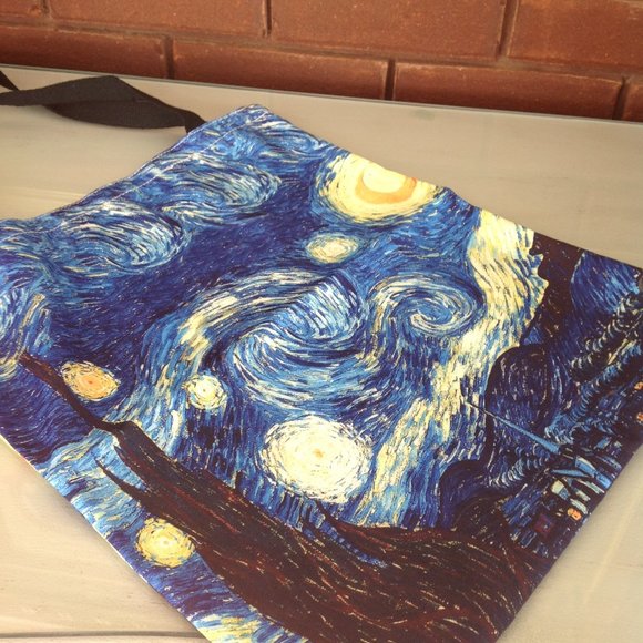 Van Gogh Starry Night Print Carry-all Bag - Picture 1 of 5